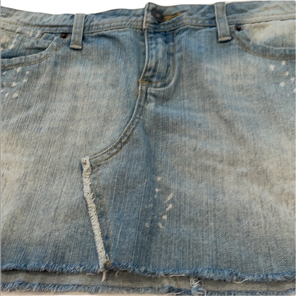 Wet Seal Mini Denim Skirt - Picture 6 of 9